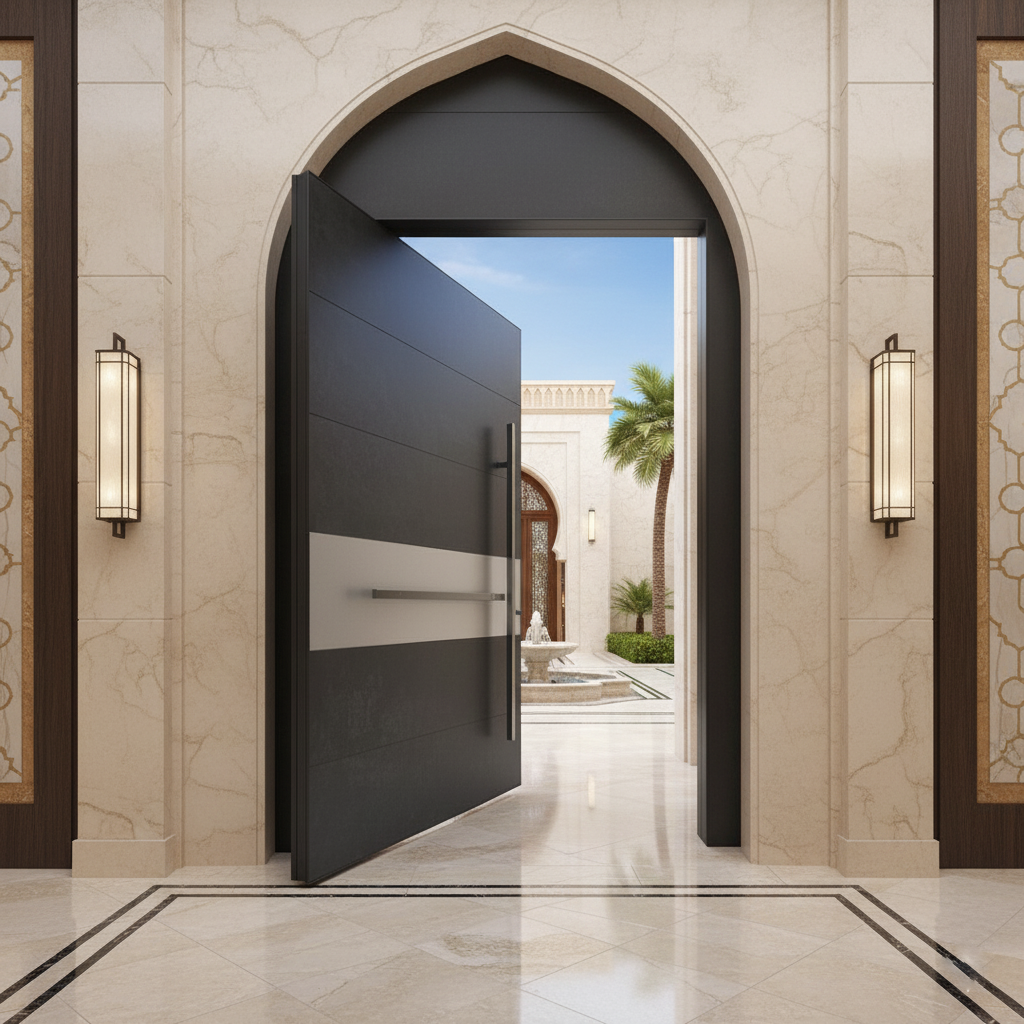 IronDOOR21 hőszigetelt biztonsági bejárati ajtó 138×208 cm méretben