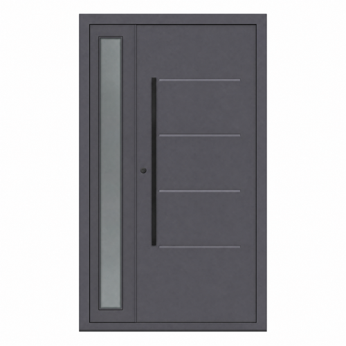 Hőszigetelt biztonsági bejárati ajtó IronDOOR18 kétszárnyú 138×208 cm - rejtett pánttal