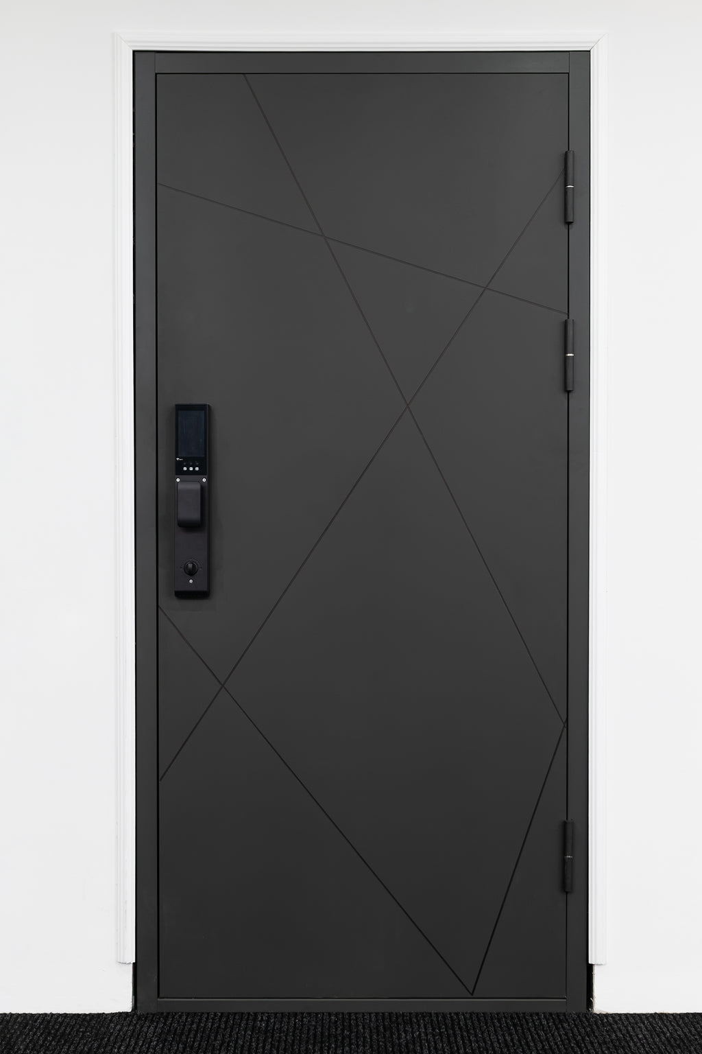 Hőszigetelt biztonsági bejárati ajtó IronDOOR02 98×208 cm - Prémium kivitel: 100mm-es profil, rejtett zsanérral