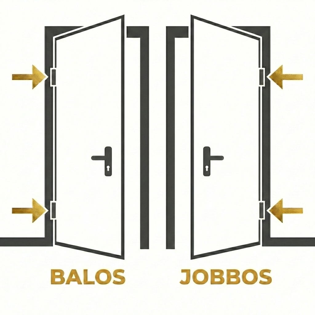 Hőszigetelt biztonsági bejárati ajtó IronDOOR01 98x208cm antracit színű 4 funkciós okos zárral