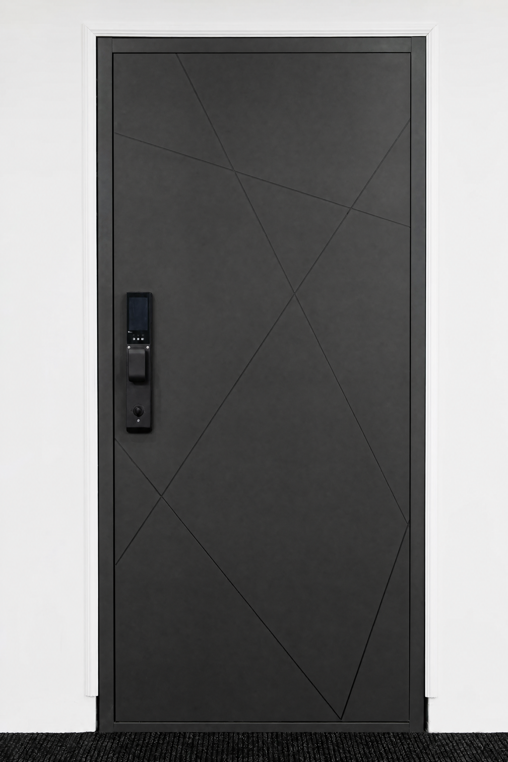 Hőszigetelt biztonsági bejárati ajtó IronDOOR02 98×208 cm - Prémium kivitel: 100mm-es profil, rejtett zsanérral